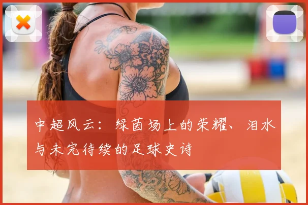 中超风云：绿茵场上的荣耀、泪水与未完待续的足球史诗